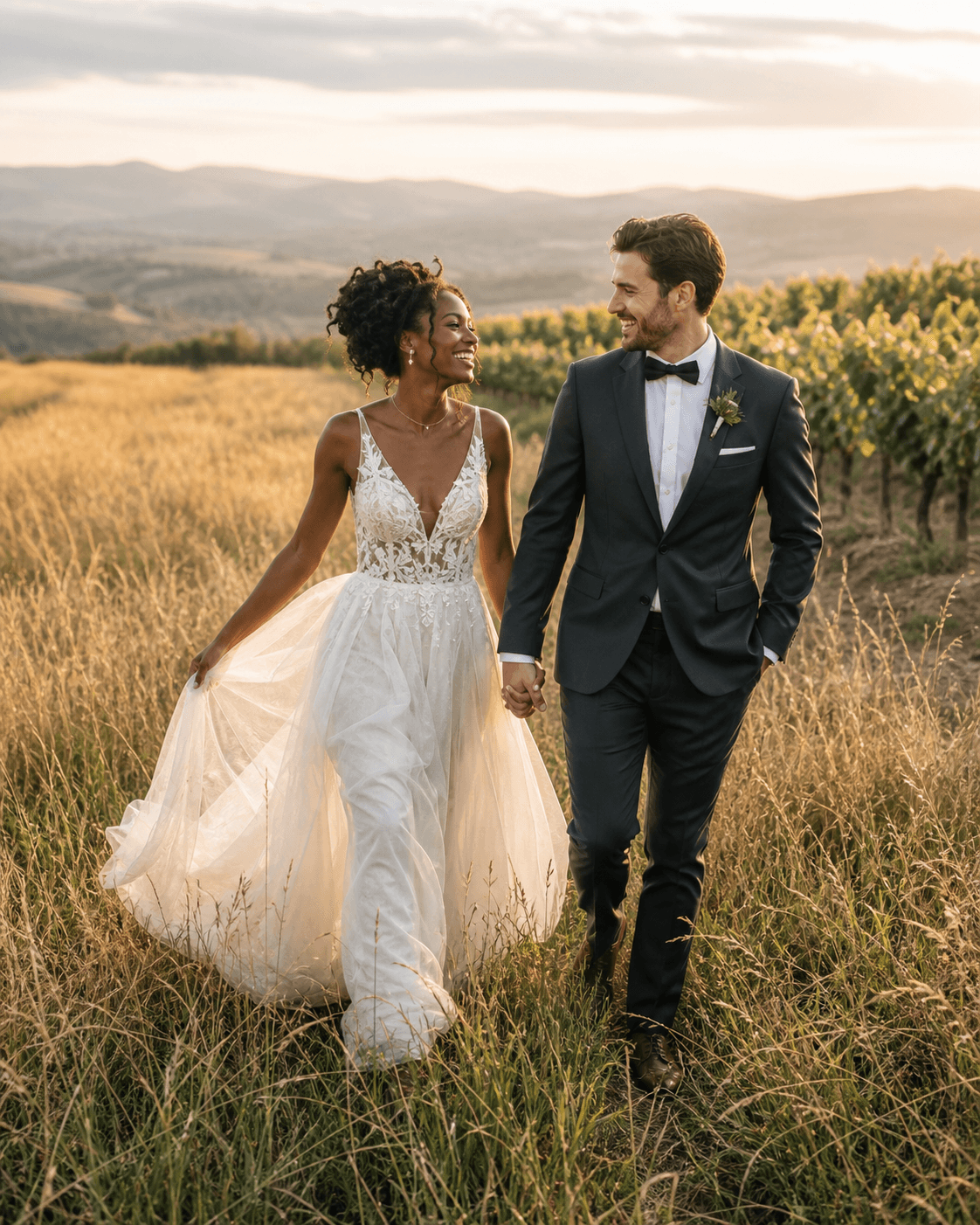 Exemple de photographie de mariage affichée sur un site photographe Emoviya
